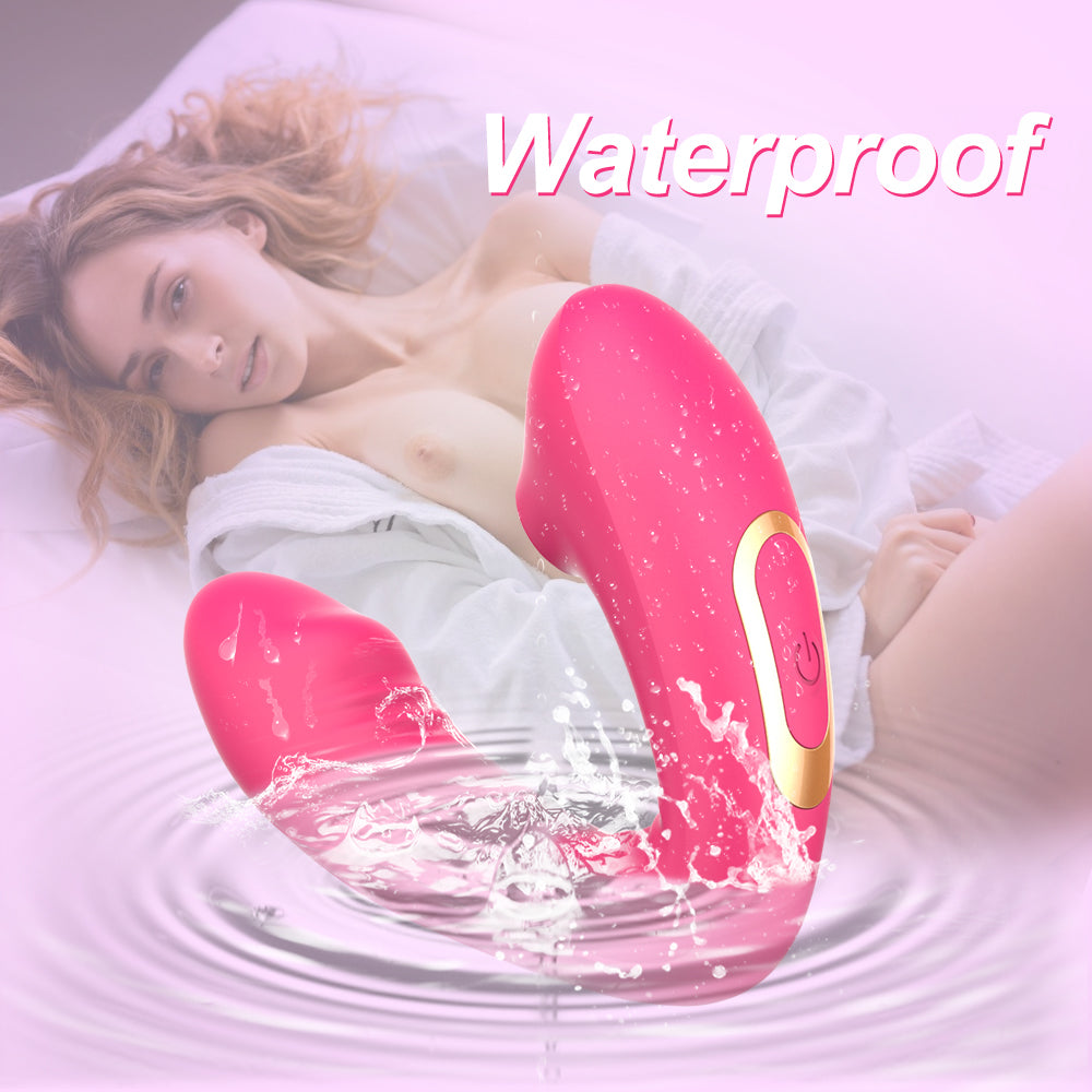 Suction & Vibration Bendable Wearable Clit Vibrator