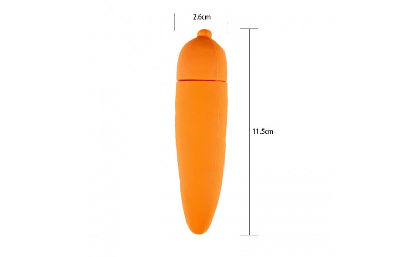 Vibrator for Intense Clitoral Stimulation -Carrot