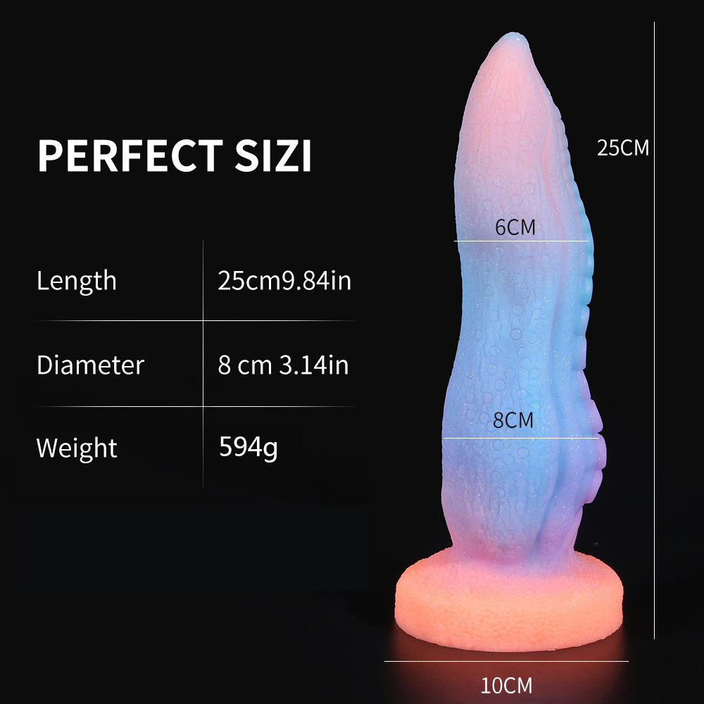 9.6" Luminous Dildo Octopus Monster Dildo