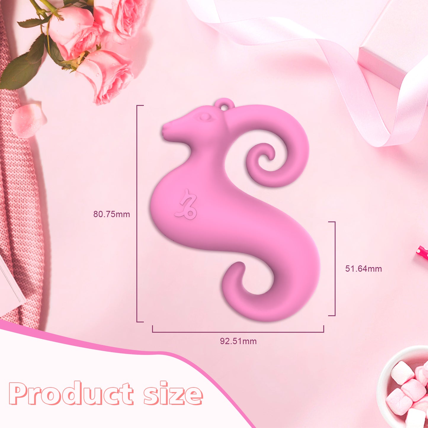 Capricorn Shape Vibrator Sex Toy with 10 Vibrating Modes