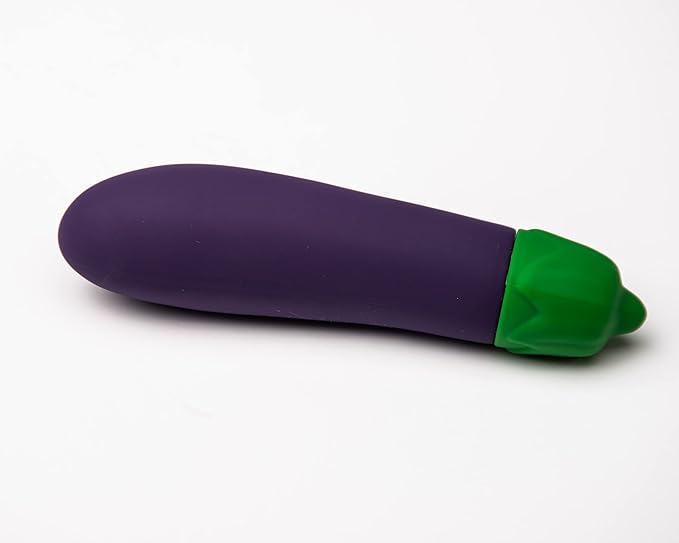 Vibrator for Intense Clitoral Stimulation -Eggplant