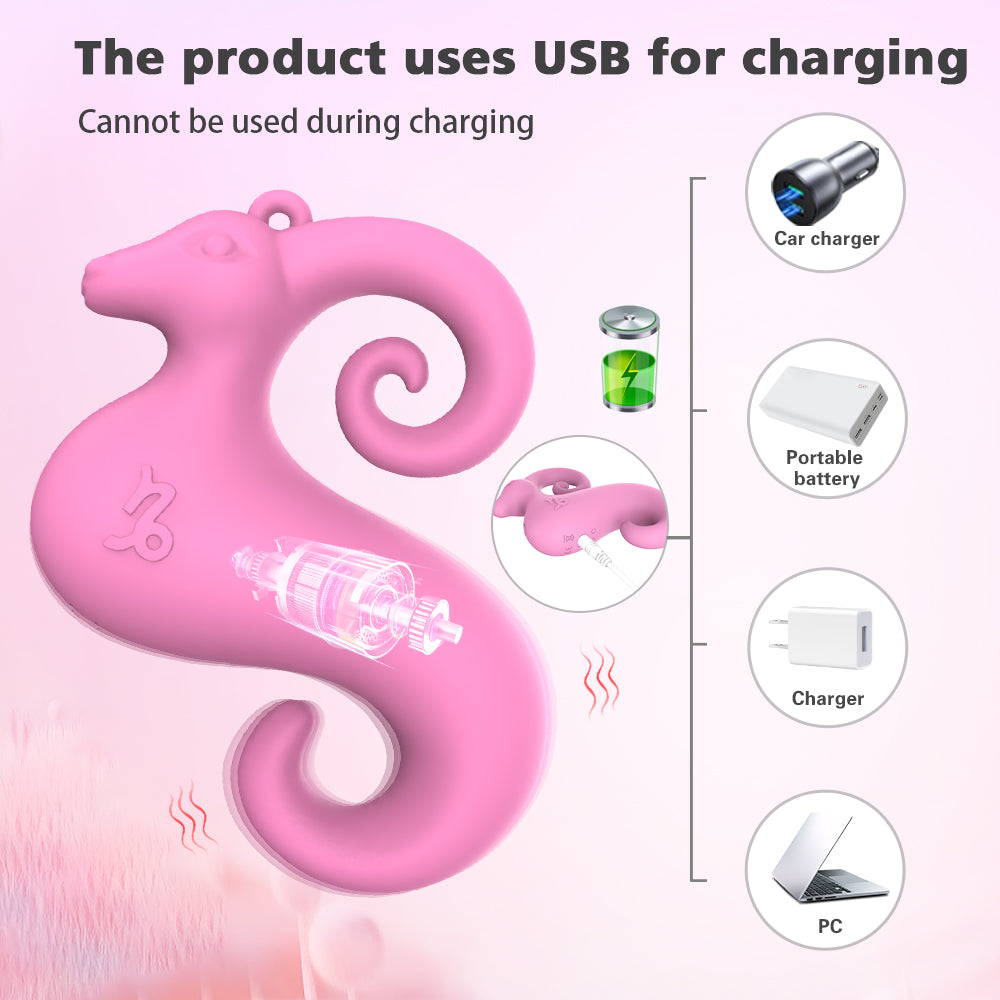 Capricorn Shape Vibrator Sex Toy with 10 Vibrating Modes