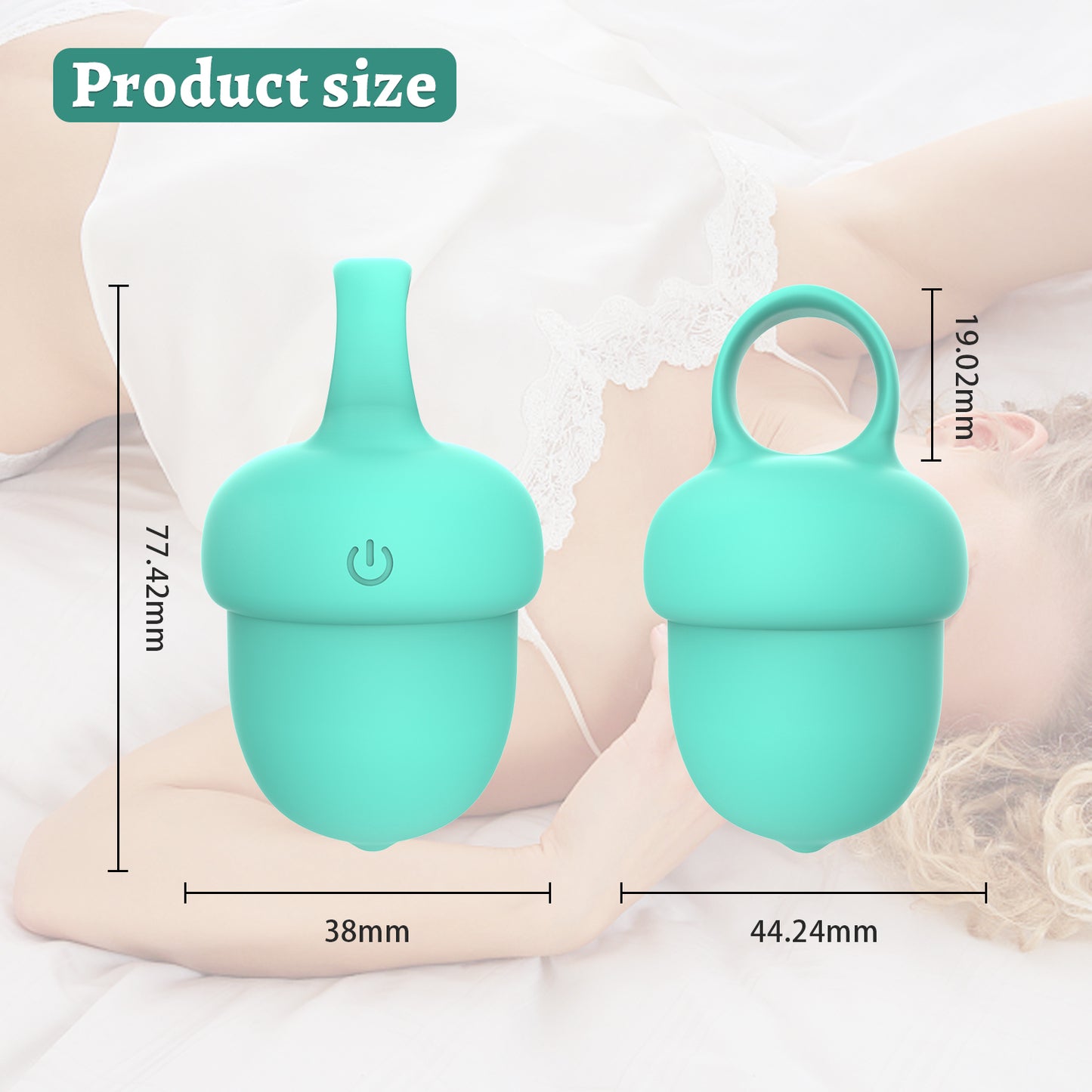 Pinecone Shape Vibrator Sex Toy with 10 Vibrating Modes