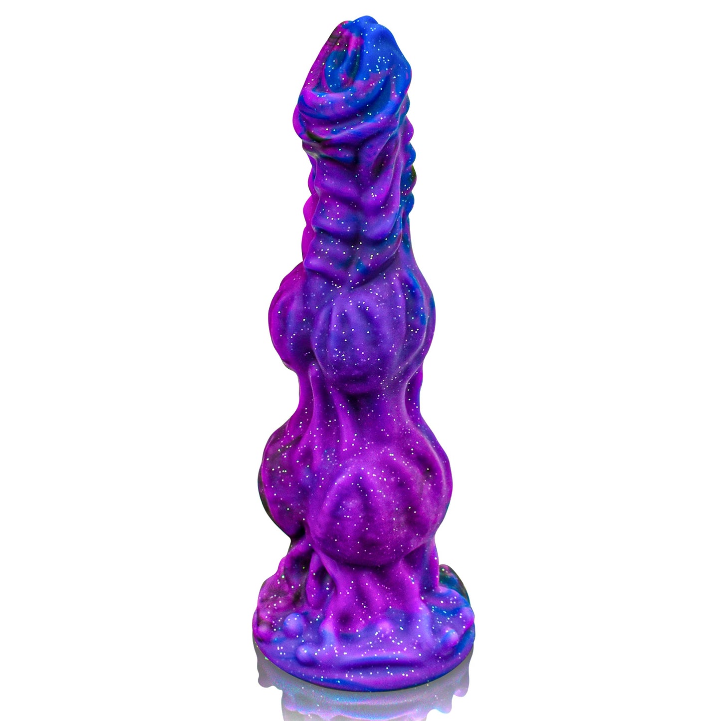 9.6" Thrusting Monster Knot Dildo Vibrator with Strong Suction Cup