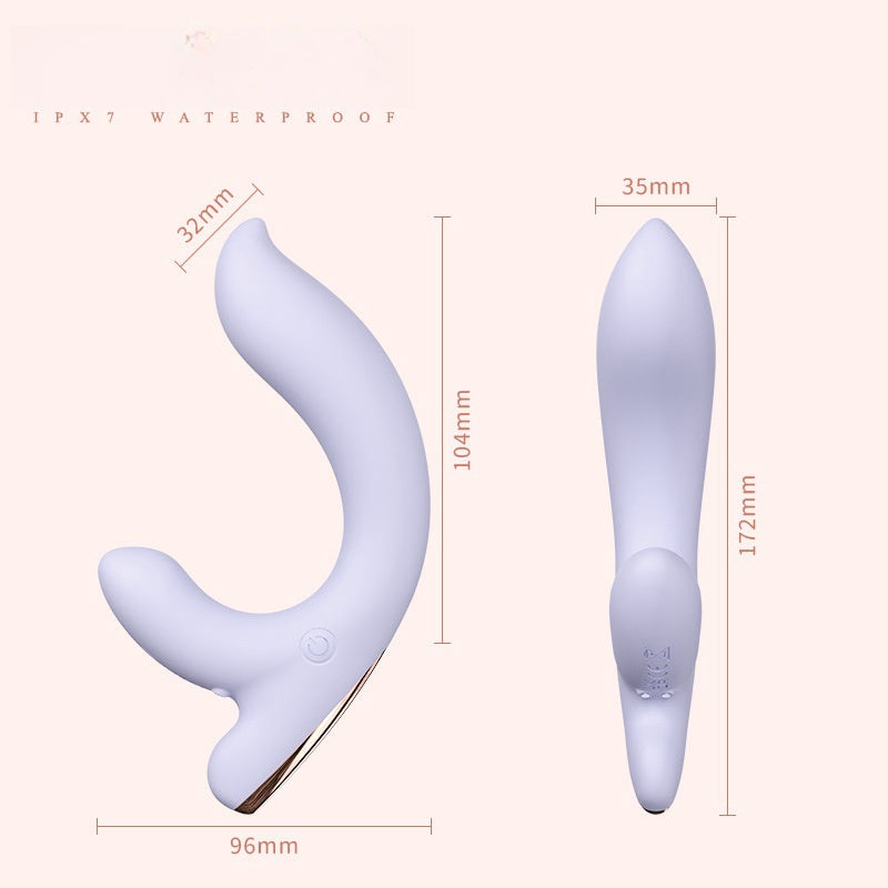 Little Fox Design G Spot Clit Two Head Massage Vibrator 6 Frequency