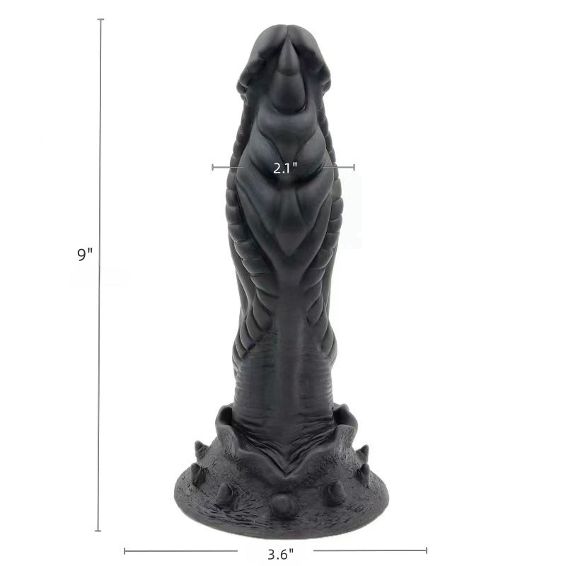 9” Monster Knot Dildo with Strong Suction Cup