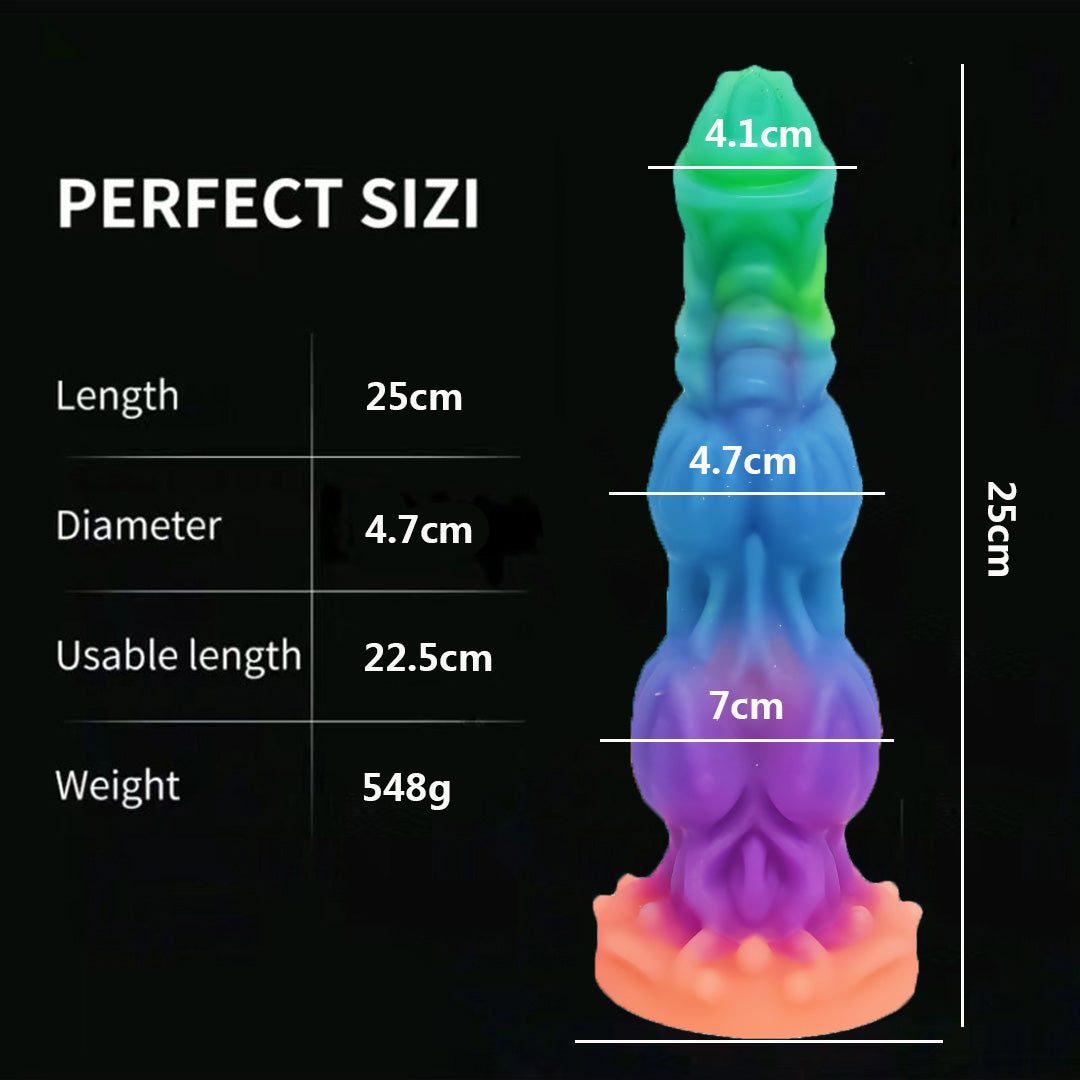 9.6" Monster Knot Dildo with Strong Suction Cup