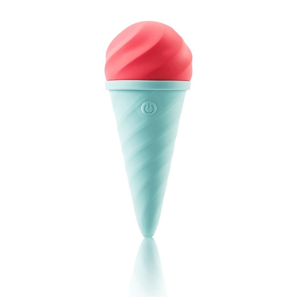 10-Speed Ice Cream Hand-held Vibrator for Full Body Massage