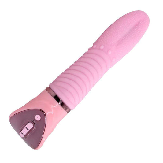 10 Vibration Modes Heating G-Spot Stimulator Licking Tongue Vibrator