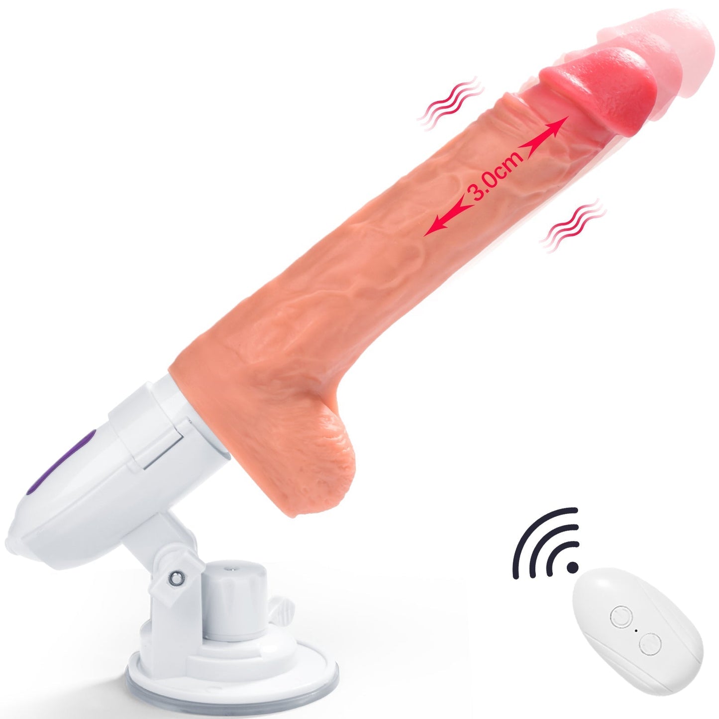 8.26in 6 in 1 Multi-point Stimulation Dildo Machine