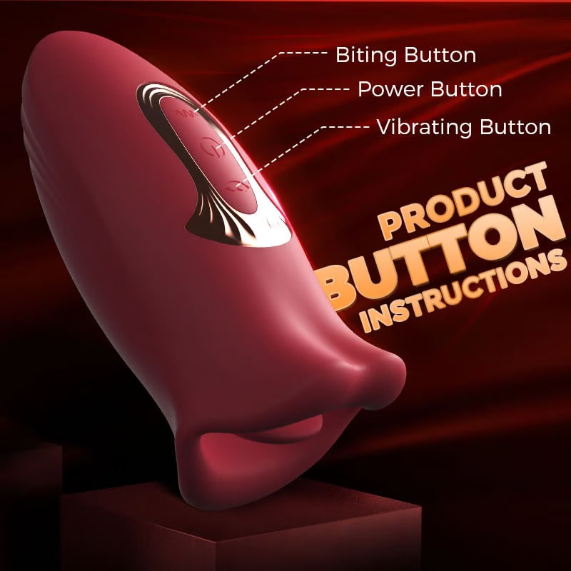 Biting and Licking Clitoris Stimulator Nipple Sucking Female Vibrator