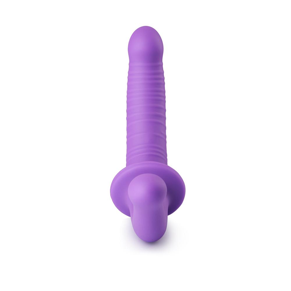 12.2-Inch Double-Ended Purple Simulation Dildo Men Women Couple Massager