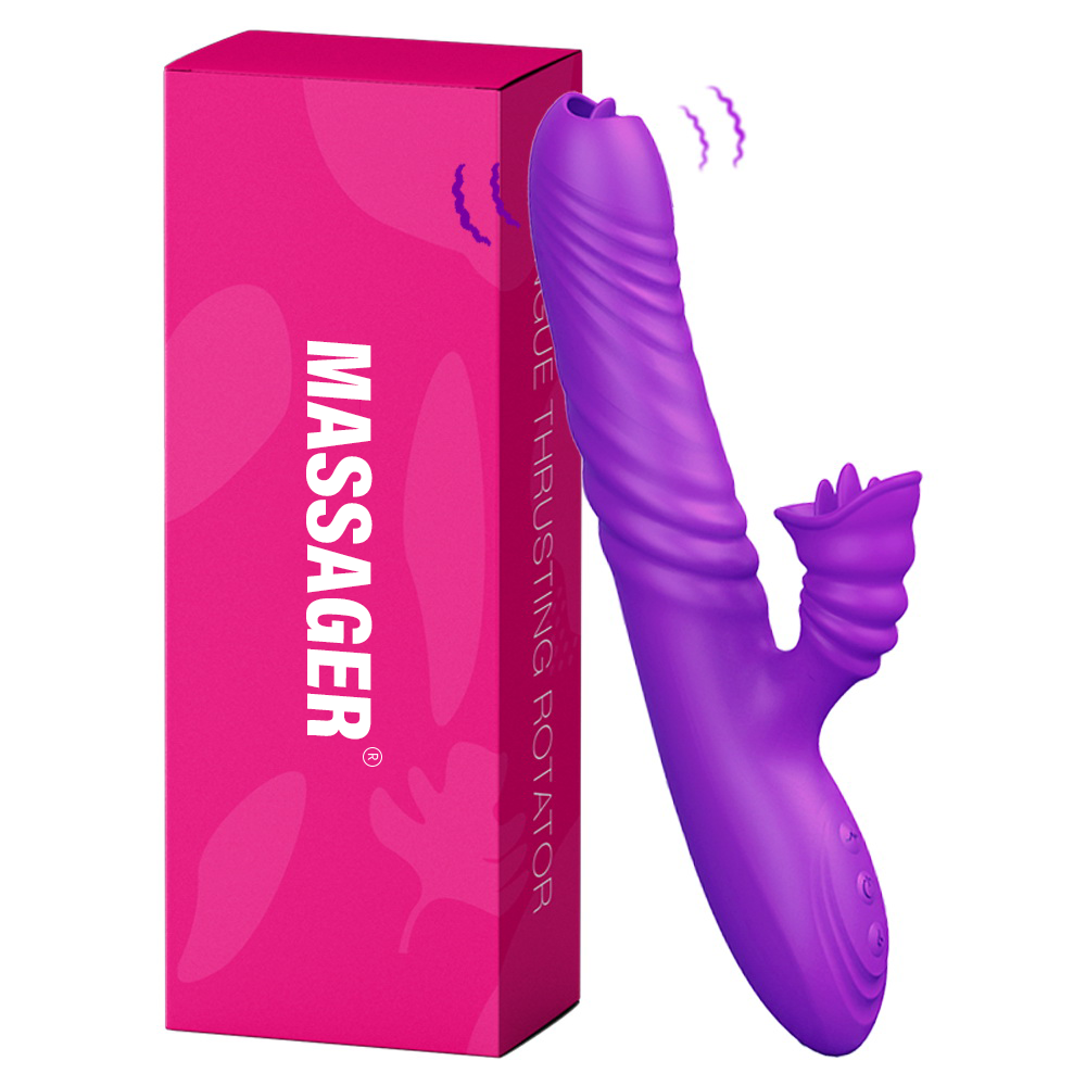 Dual Tongue Stimulating Rabbit Vibrator