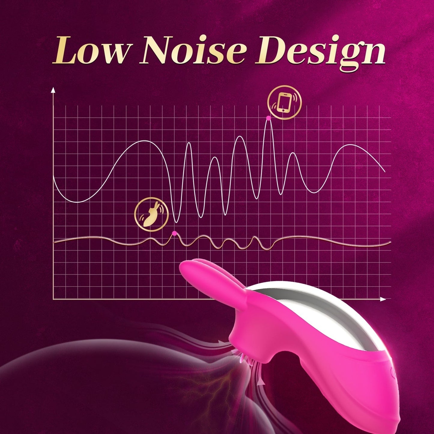 3-in-1 Bunny Vibrator with Powerful Suction and 10 Intense Frequencies