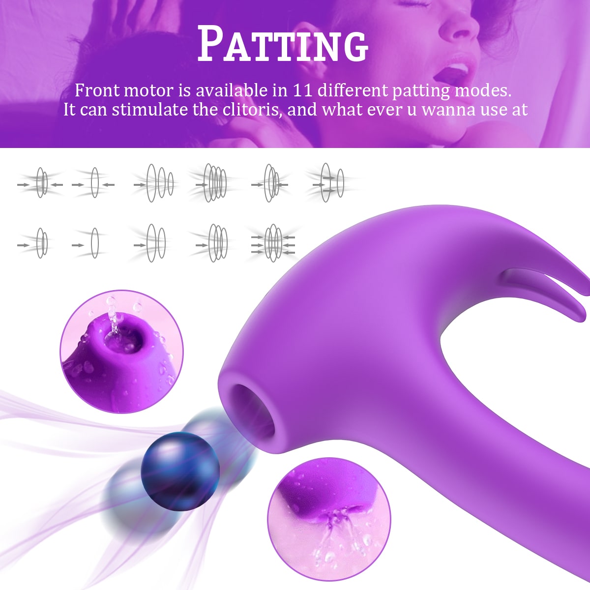 Hammer Design Pleasure Toy 12 Suction & Vibration Stimulator for Women