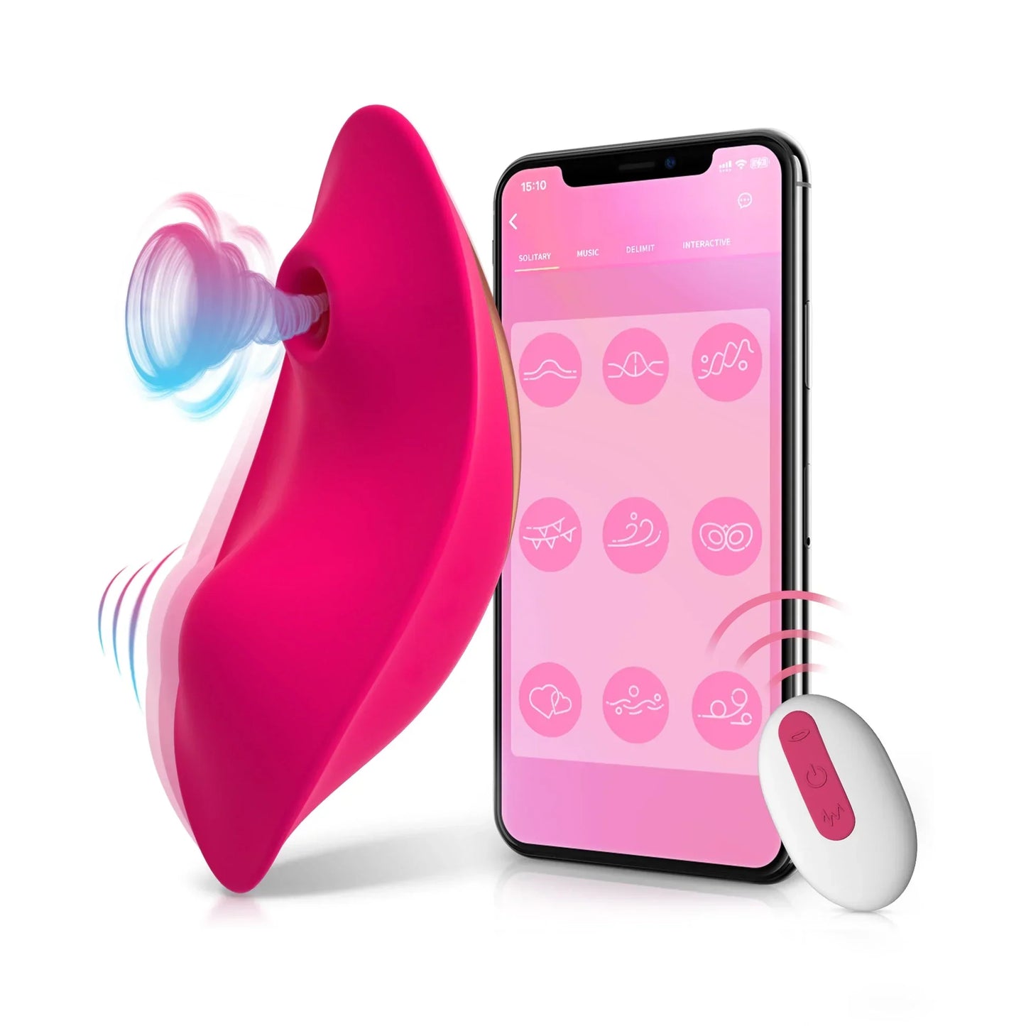 App Controlled Butterfly Vibrator with Remote-Rose Vibrator