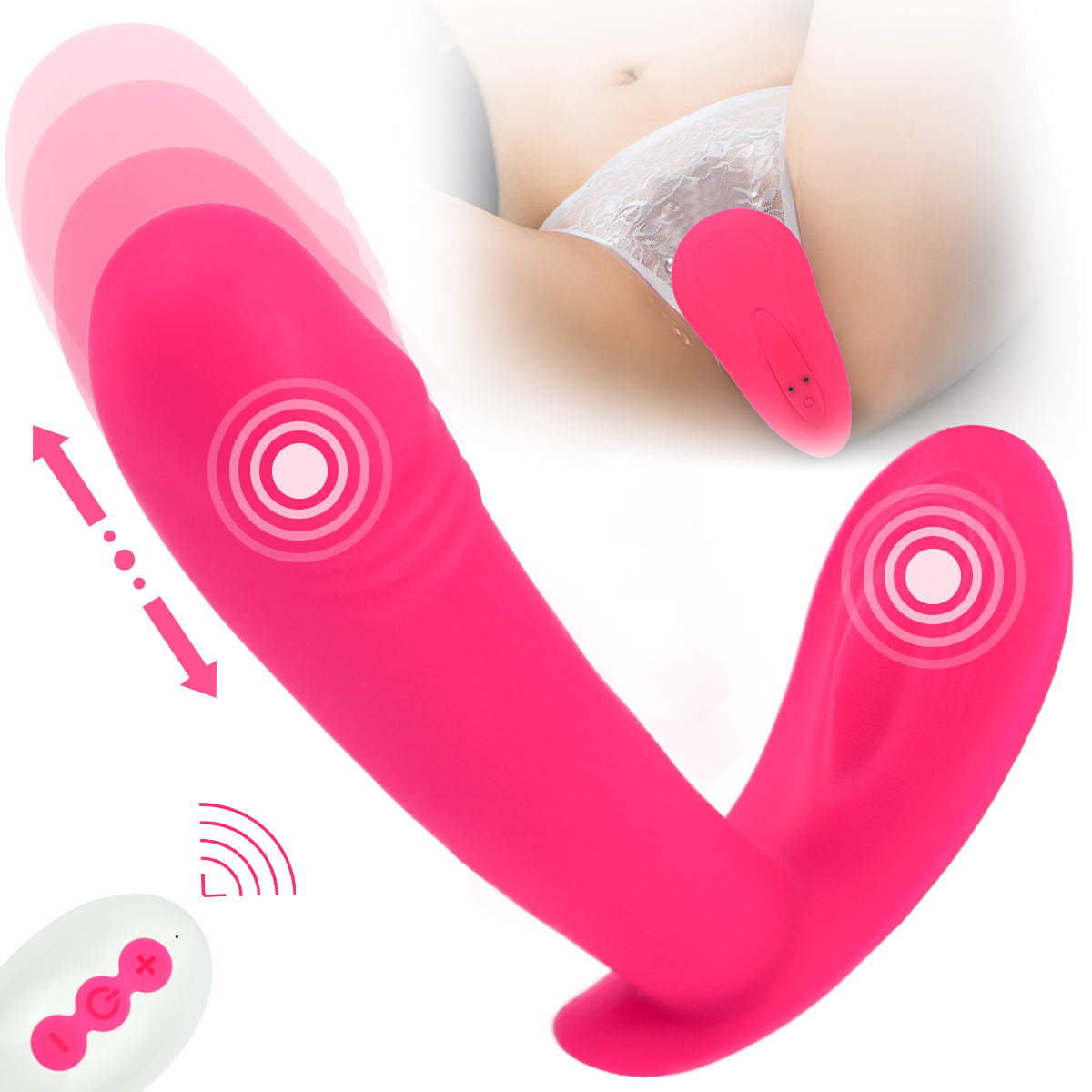 10-Mode Remote-Controlled G-Spot Butterfly Vibrator Panties