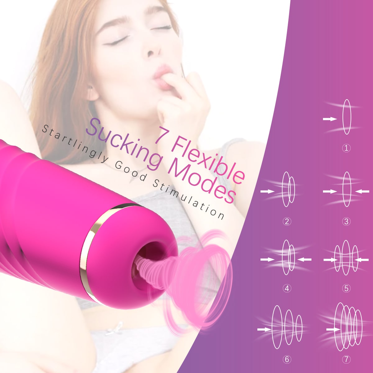 PleasureWave - Wand Vibrator with Suction Power