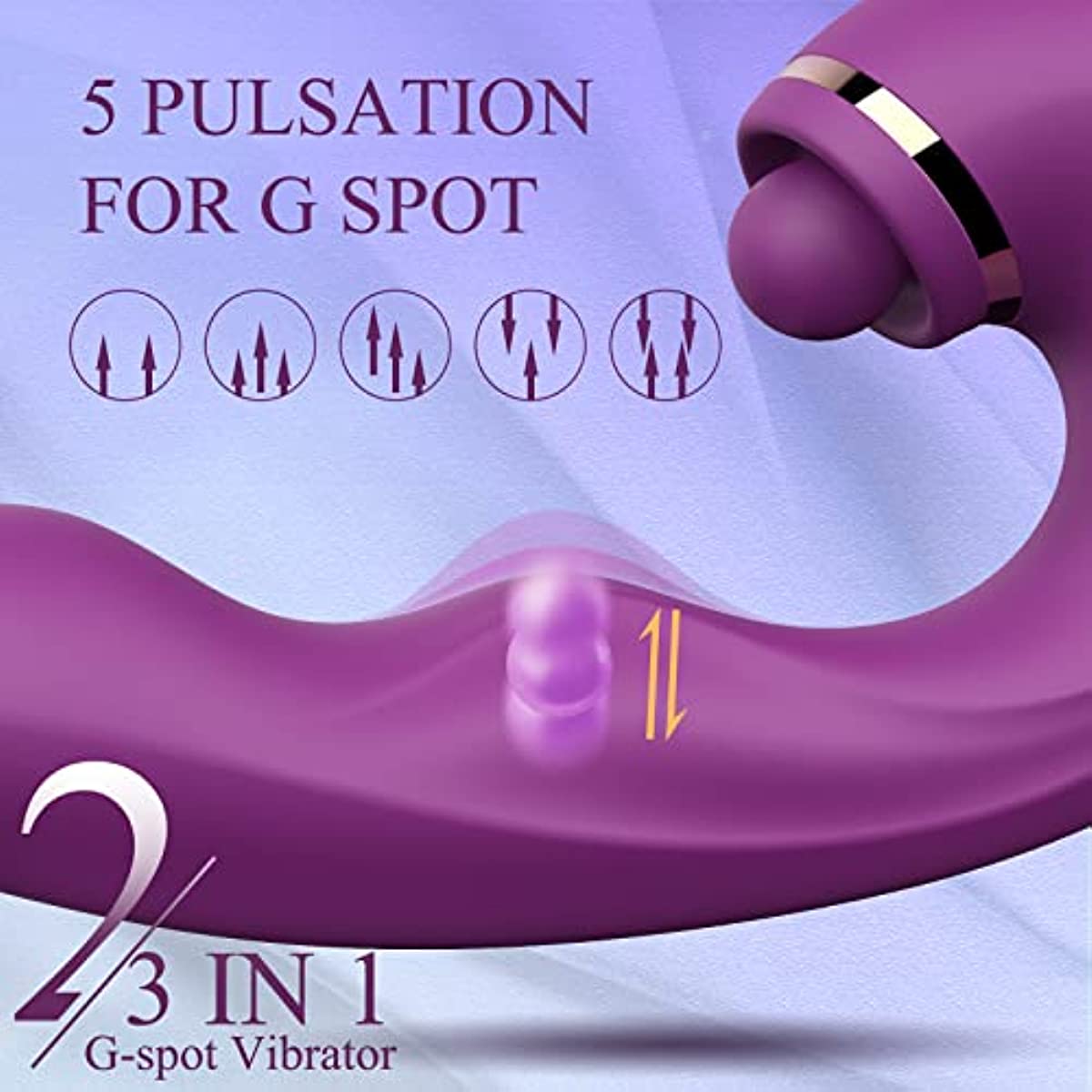 3 in 1 Multiple Stimulation One-click Climax Vibrator