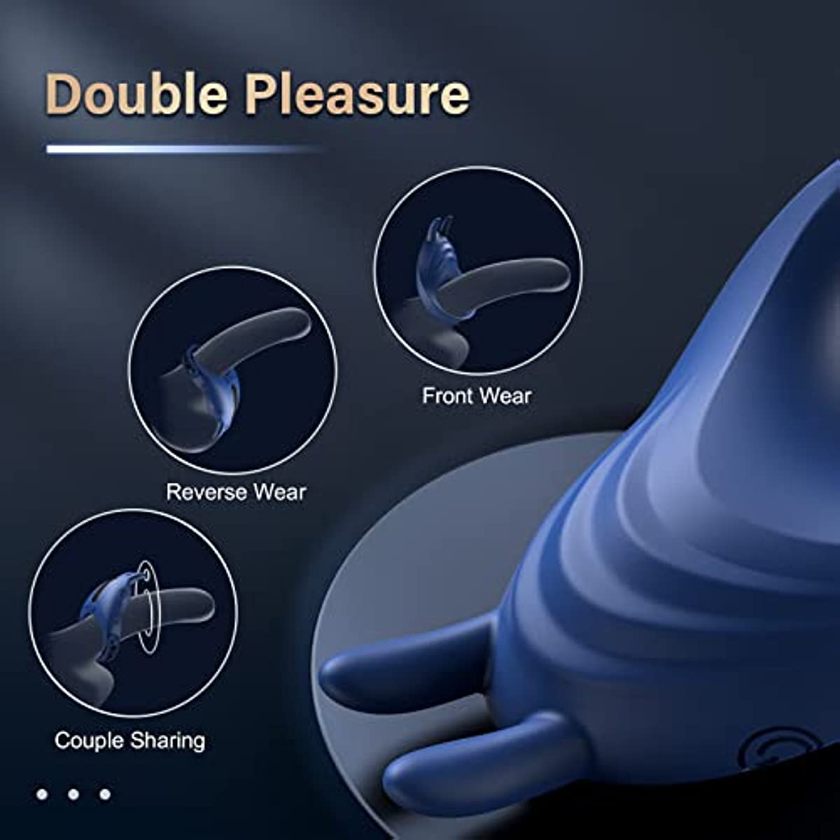 Adjustable Silicone Vibration Cock Ring