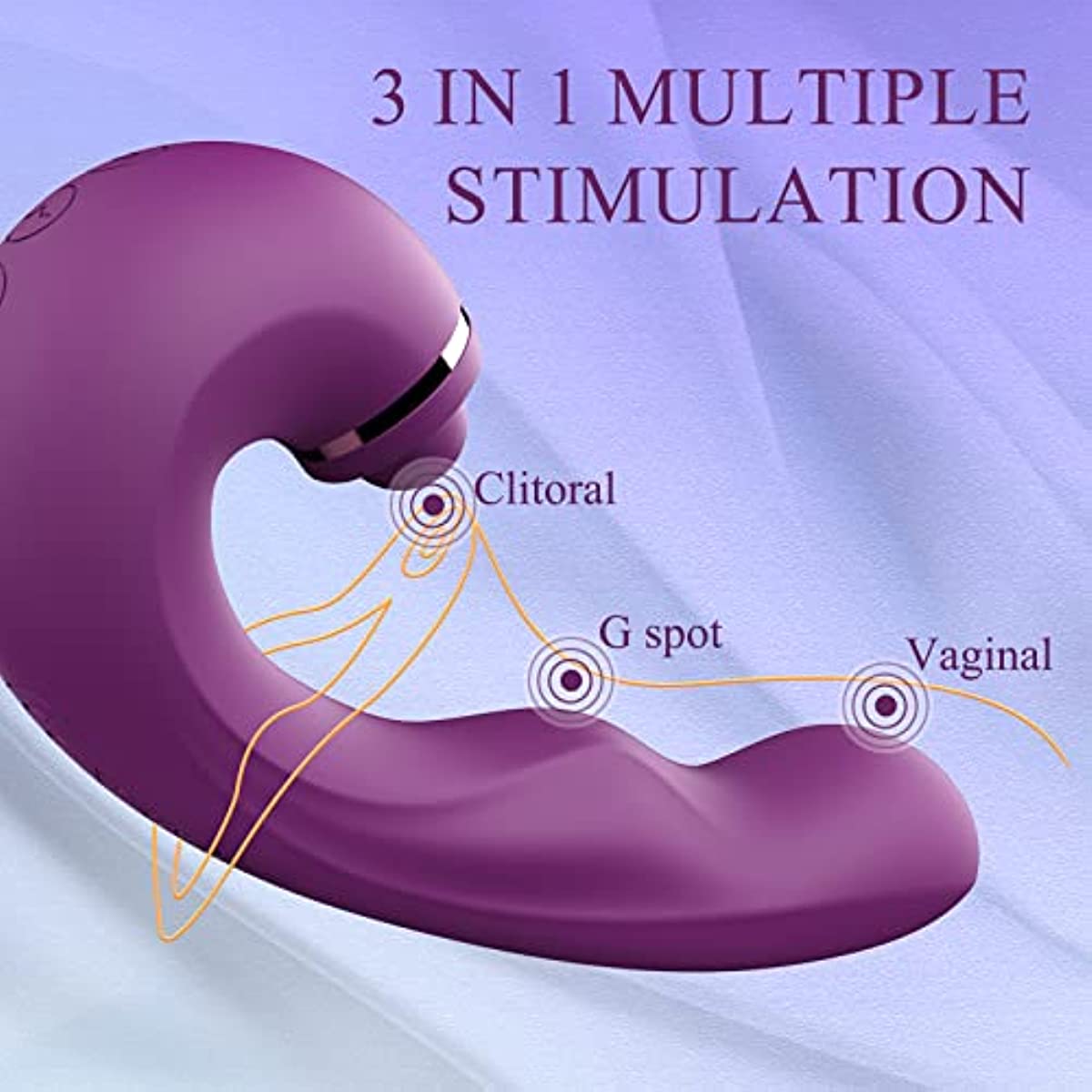 3 in 1 Multiple Stimulation One-click Climax Vibrator