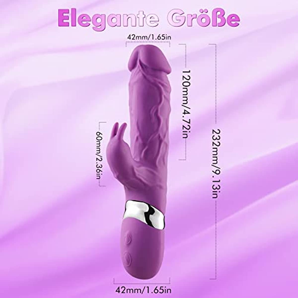 G-Spot Vibrator Quiet and Strong 7 Vibration Modes Rabbit Vibrator