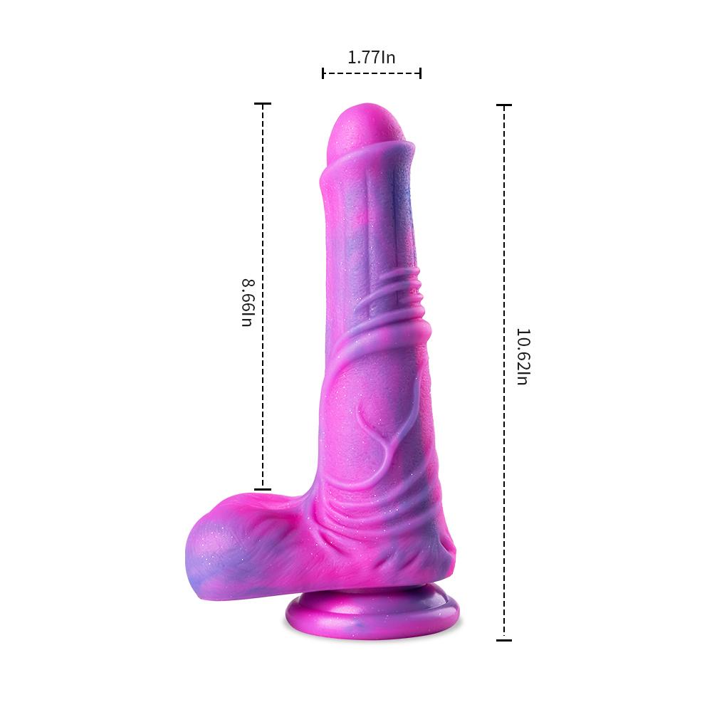 10.6-Inch Super Filling Flashy Dildo