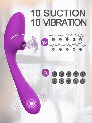 Clitoral Sucking G-Spot Vibrator