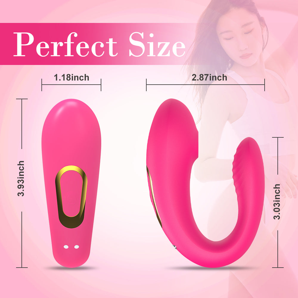 10 Suction & Vibration Modes 3 In 1 Silicone Vibrator Waterproof