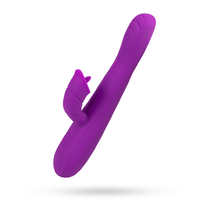 Specially-Made G-Spot Vibratior with Finger Bunny Tongue