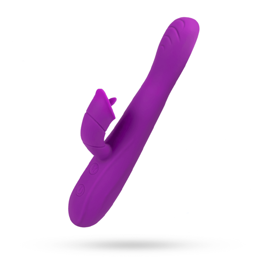 Specially-Made G-Spot Vibratior with Finger Bunny Tongue