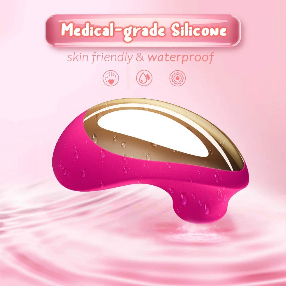 Portable Suction Silicone Nipple & Clit Vibrator