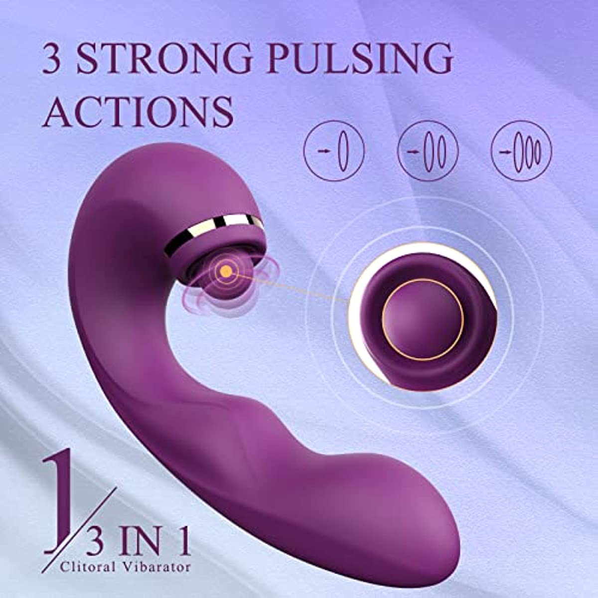 3 in 1 Multiple Stimulation One-click Climax Vibrator