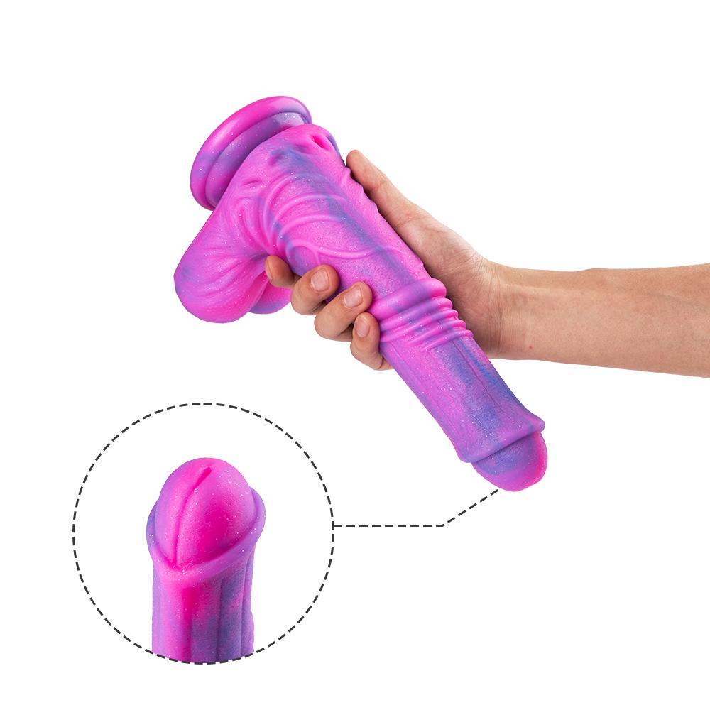 10.6-Inch Super Filling Flashy Dildo