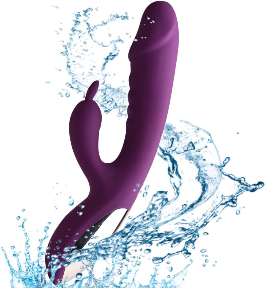 Heating Rabbit Vibrator with Realistic Dildo