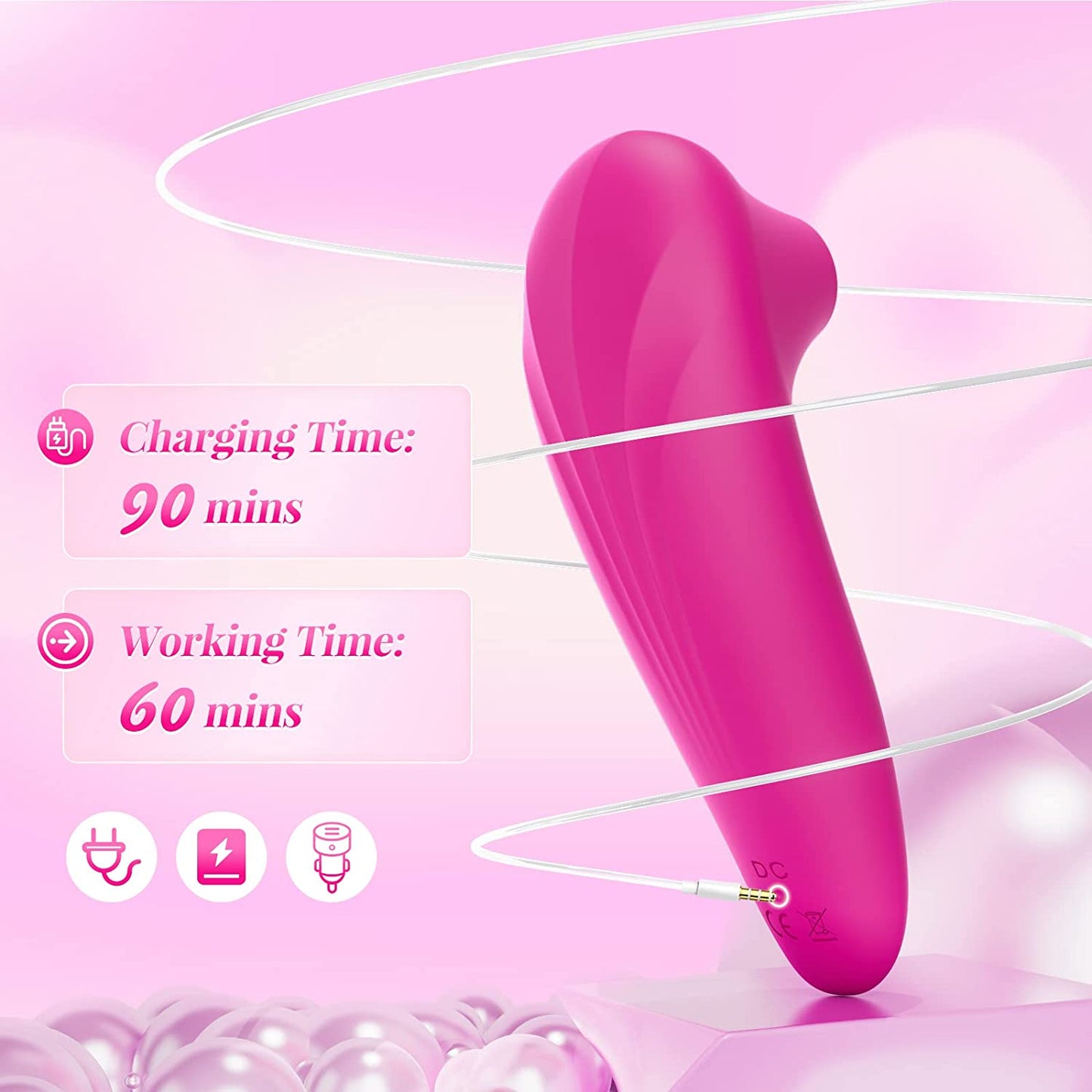 5-Speed Nipple & Clitoral Suction Massager for Women