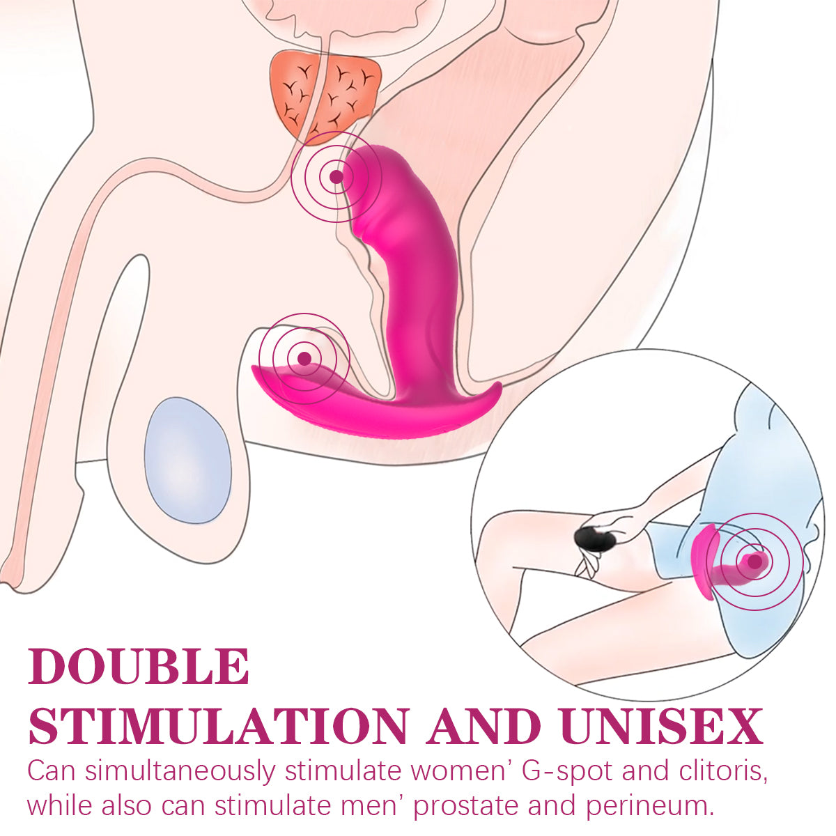 M3 Vibrating & Wiggle Motion Vagina Massager