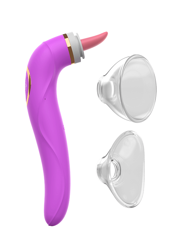 Tongue Licking Toy 10 Vibrating Patterns Waterproof Stimulator