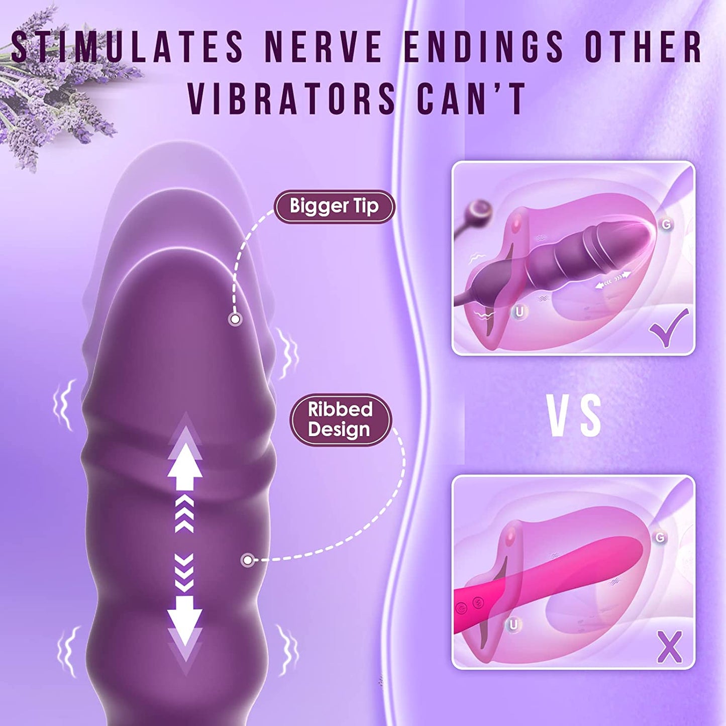 2 in 1 Thrusting G Spot Vibrator