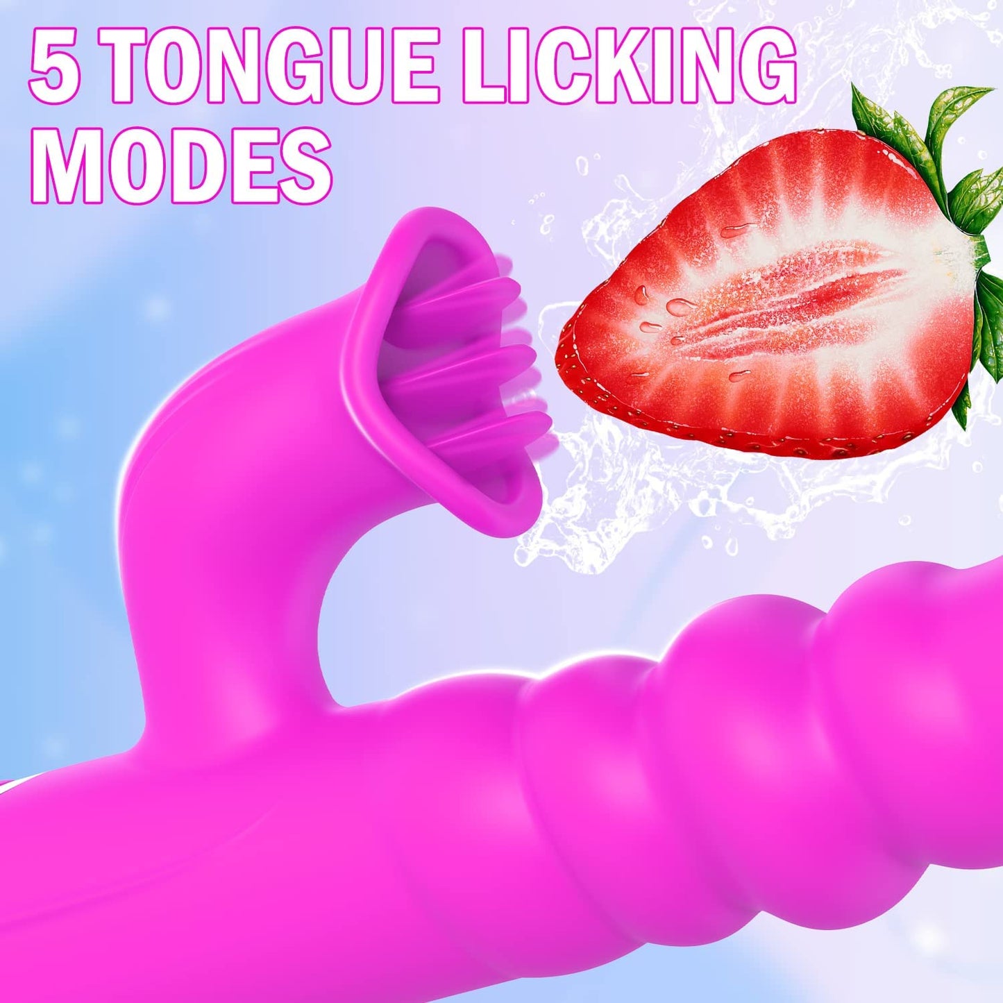 4 in 1 Rabbit Vibrator G Spot Clit Suckers for Woman Sex Toy