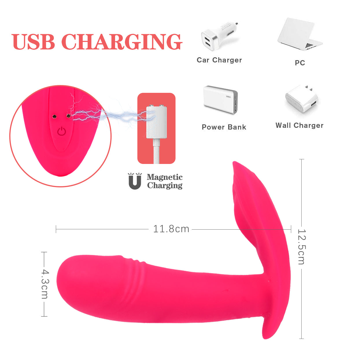 10-Mode Remote-Controlled G-Spot Butterfly Vibrator Panties