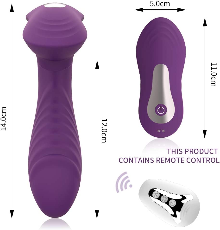 5 Sucking Modes & 8 Vibration Modes Wearable Vibrator