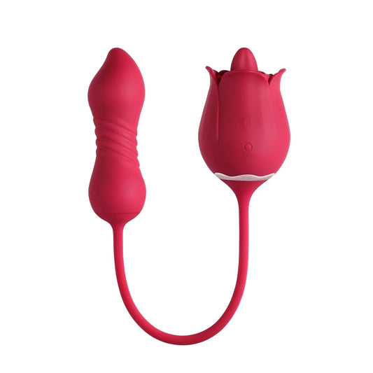 Rose Pro – Rose Clit Licking Stimulator & Thrusting Egg