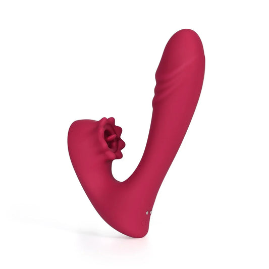 Forest Rain - G Spot Vibrator with Clit Licking Tongue