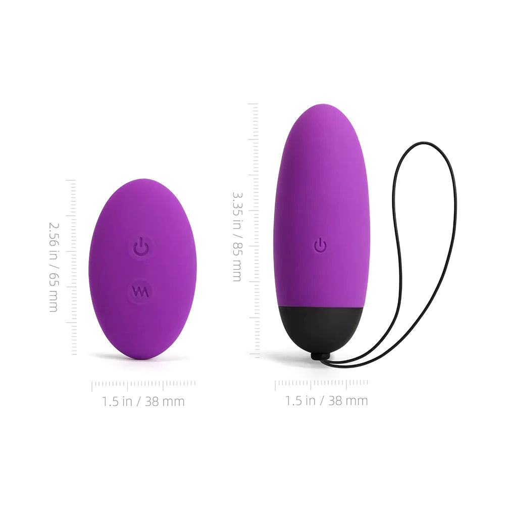 Ada - Silicone Bullet Egg Vibrator Remote