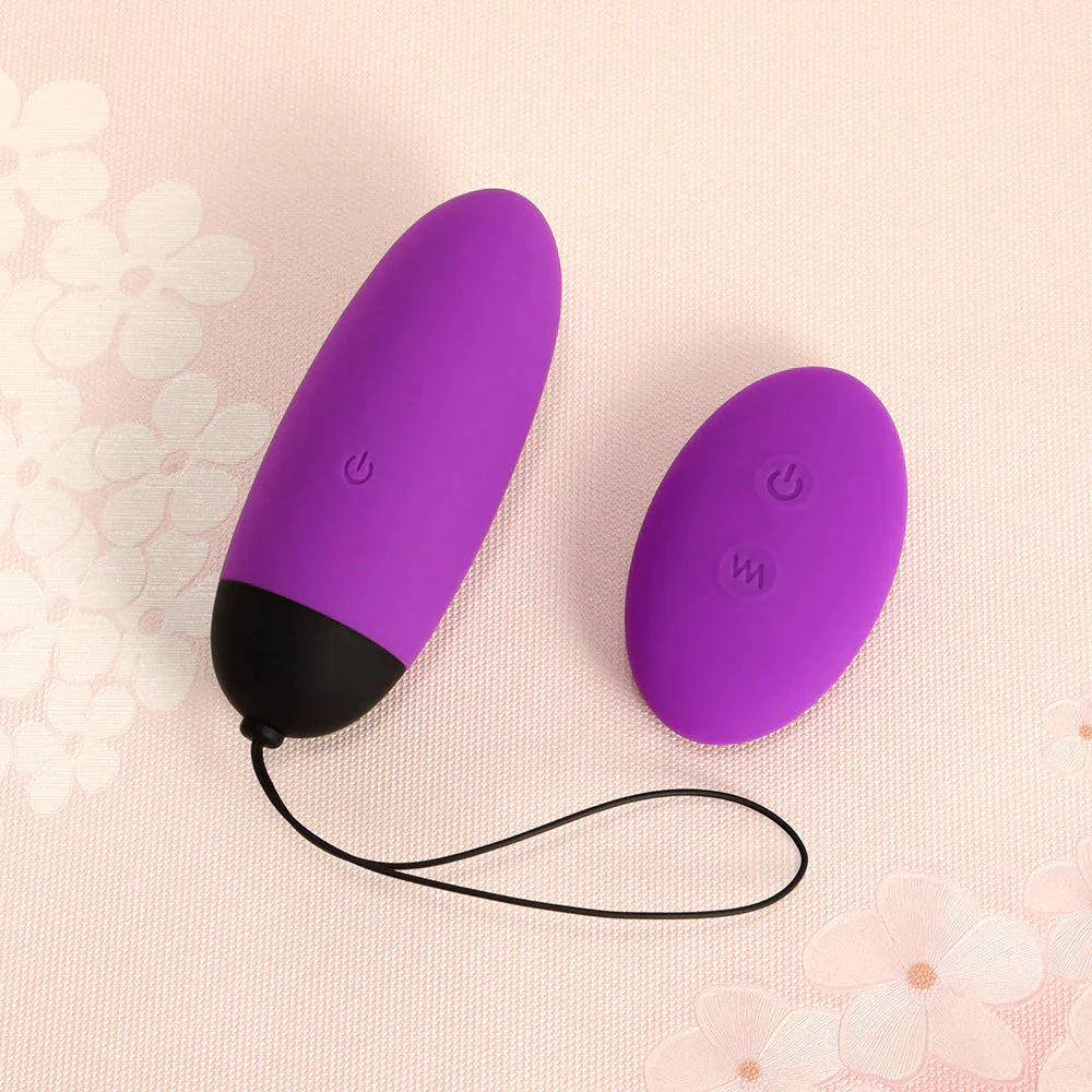 Ada - Silicone Bullet Egg Vibrator Remote