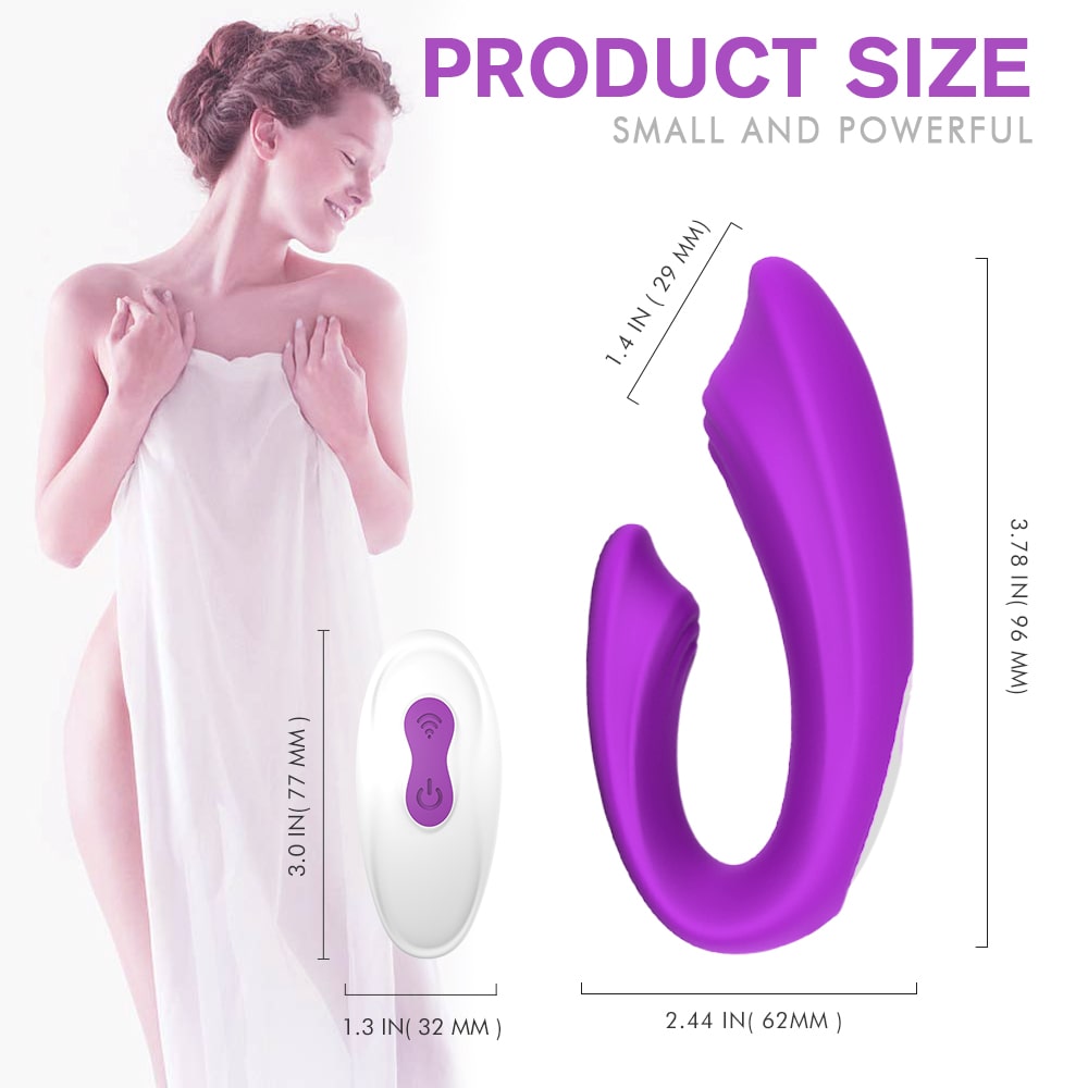 9 Vibration Modes 180° Bendable Wearable Stimulator for Women