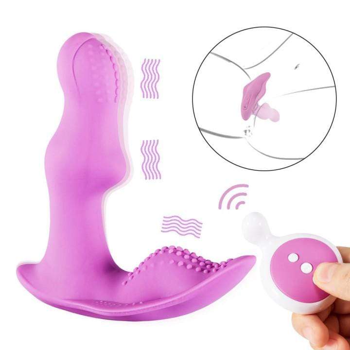 10-Frequency Vibration G-Spot Butterfly Remote Wearable Vibrator