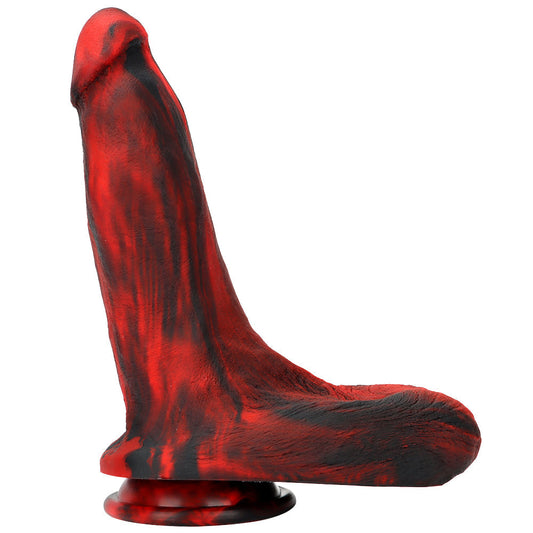 9 Inch colorful liquid silicone monster dildo