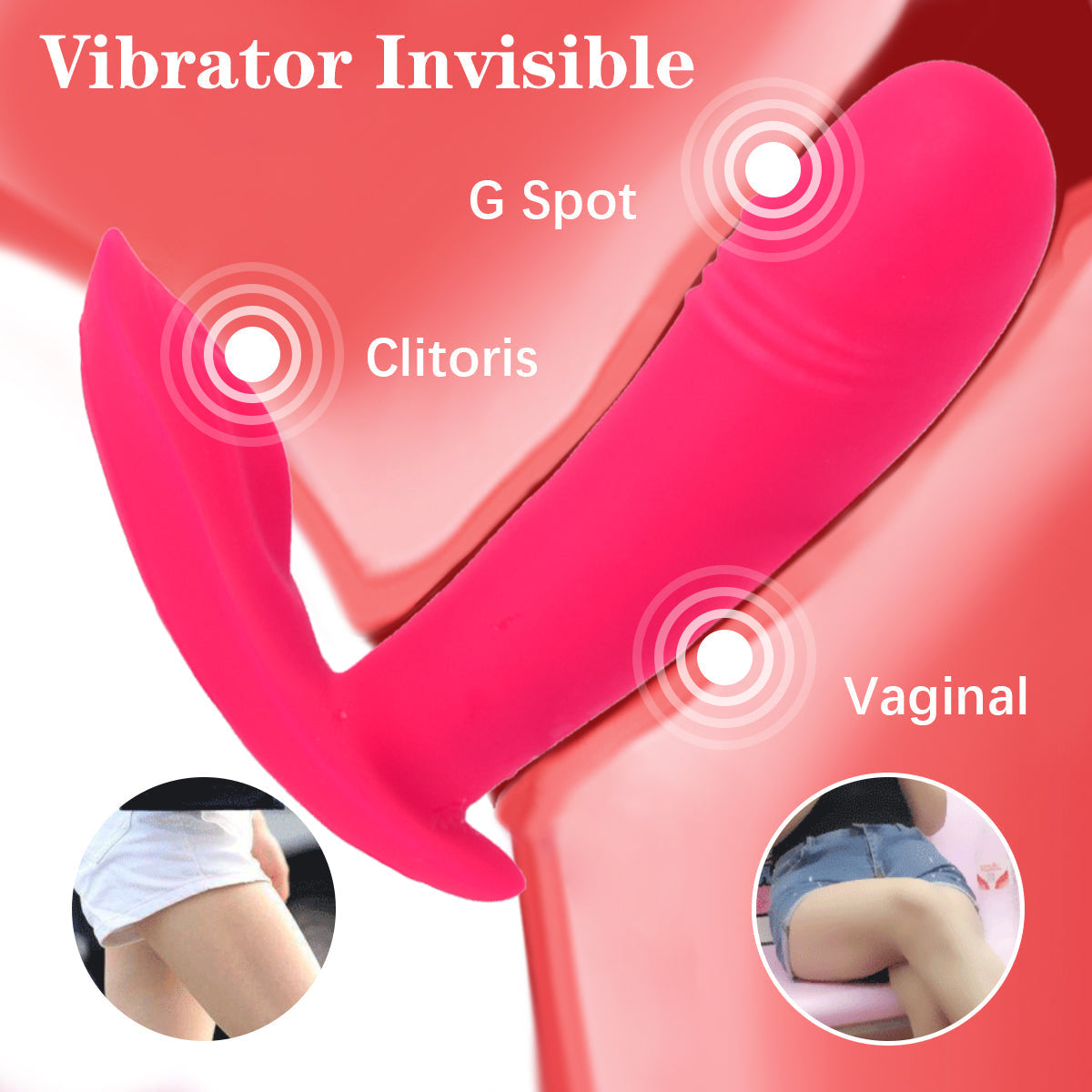 10-Mode Remote-Controlled G-Spot Butterfly Vibrator Panties